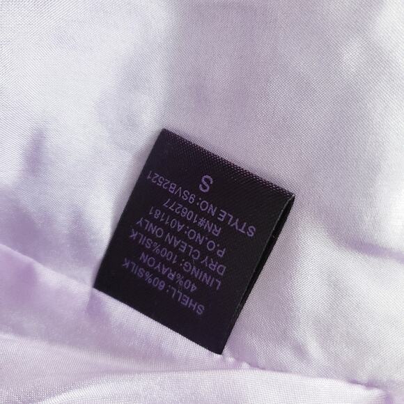 NEW Hale Bob Lavender Velvet Swirl Burnout V-Neck Silk Tunic Camisole Top - Picture 13 of 13